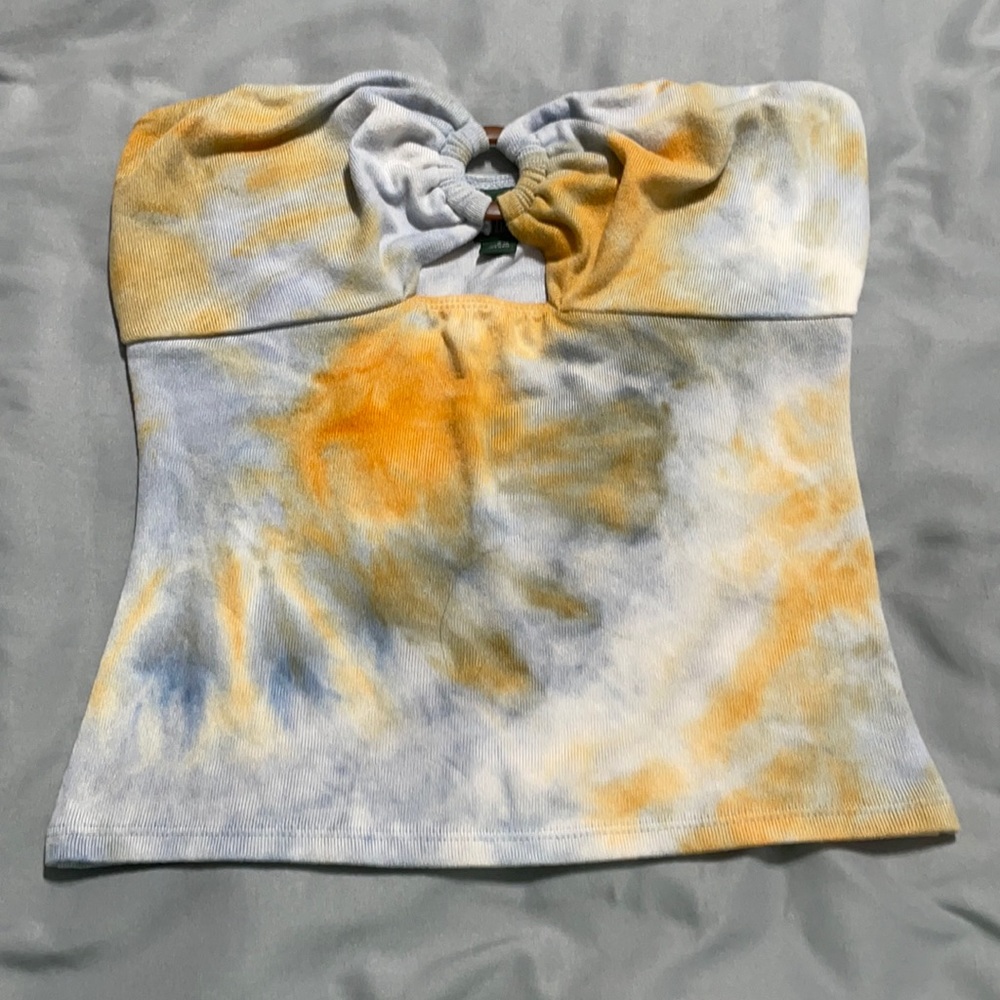 Tie dye tube top